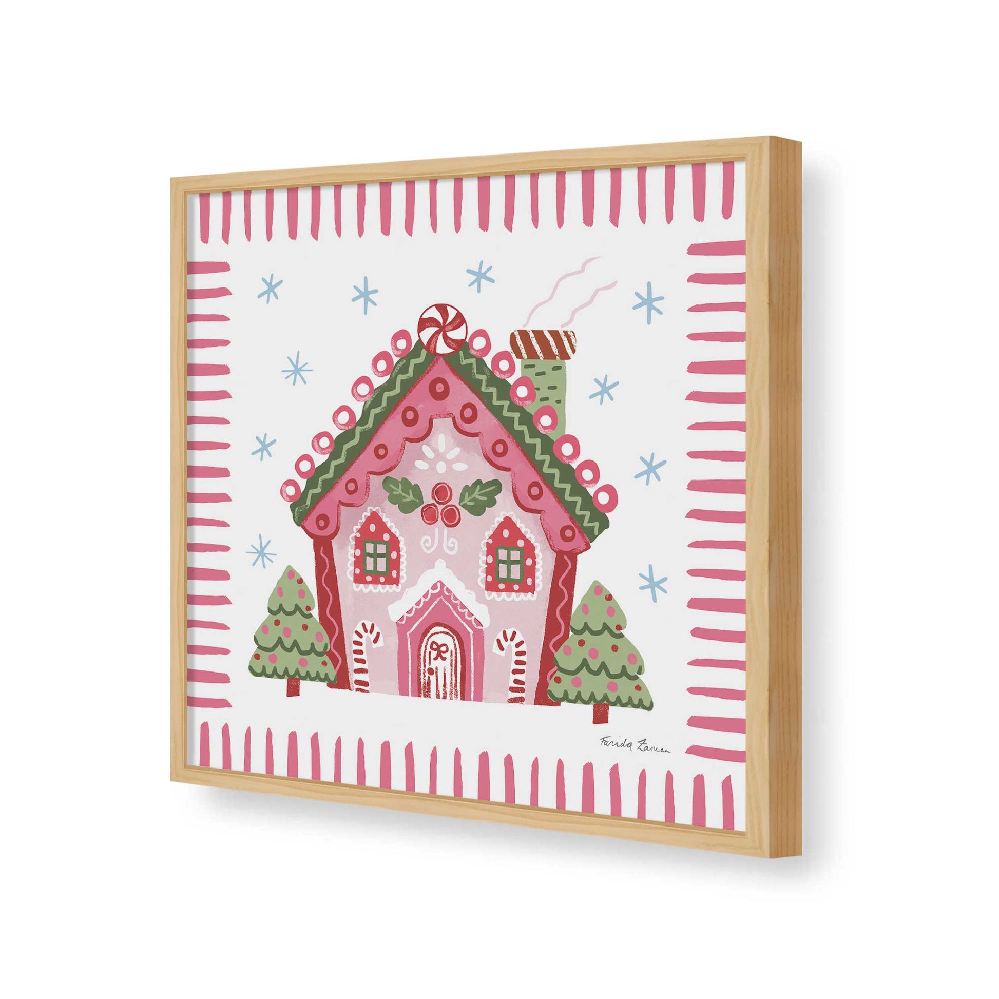 [Color:Espresso], Picture of art in a Espresso frame of the corner