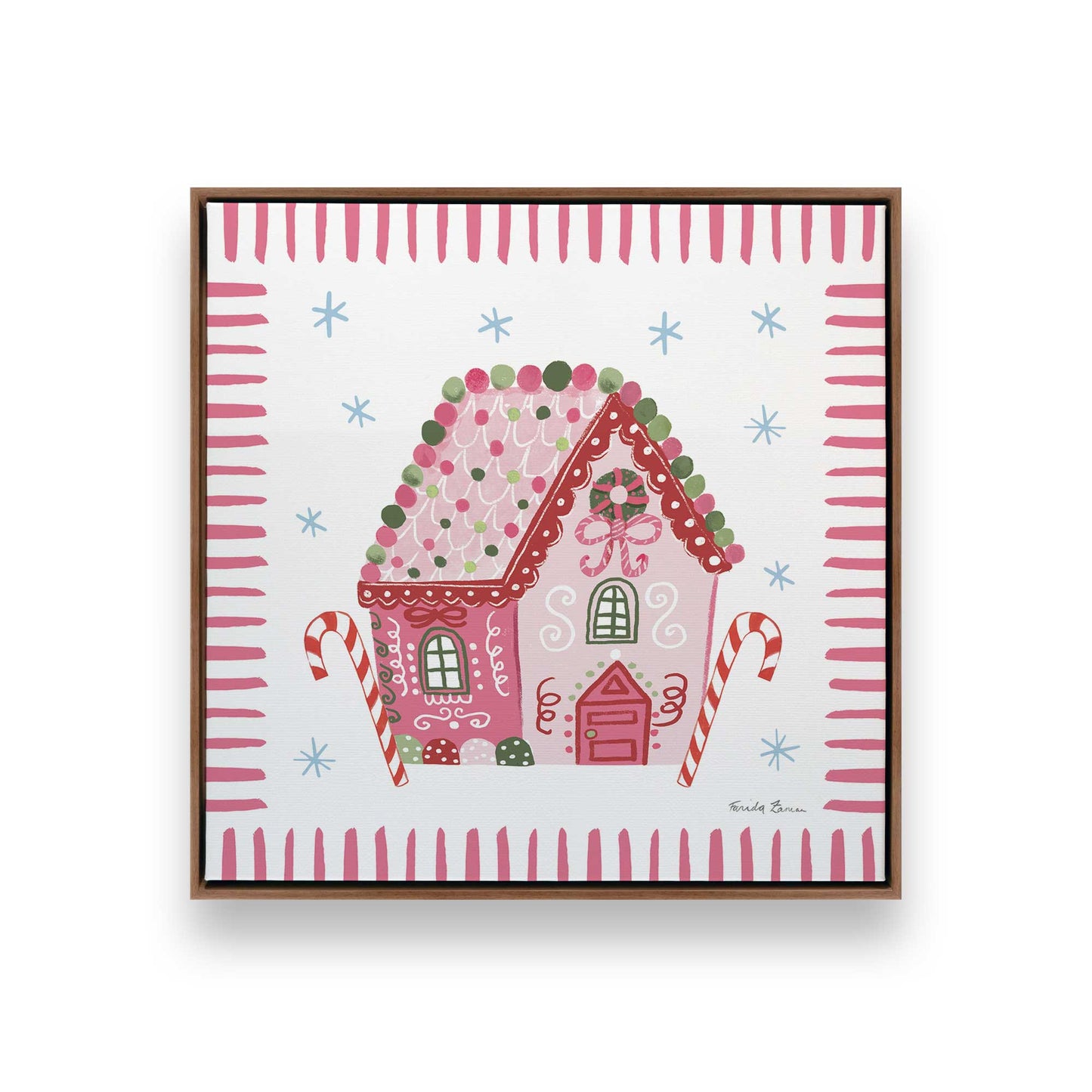 [Color:Walnut], Picture of art in a Walnut frame