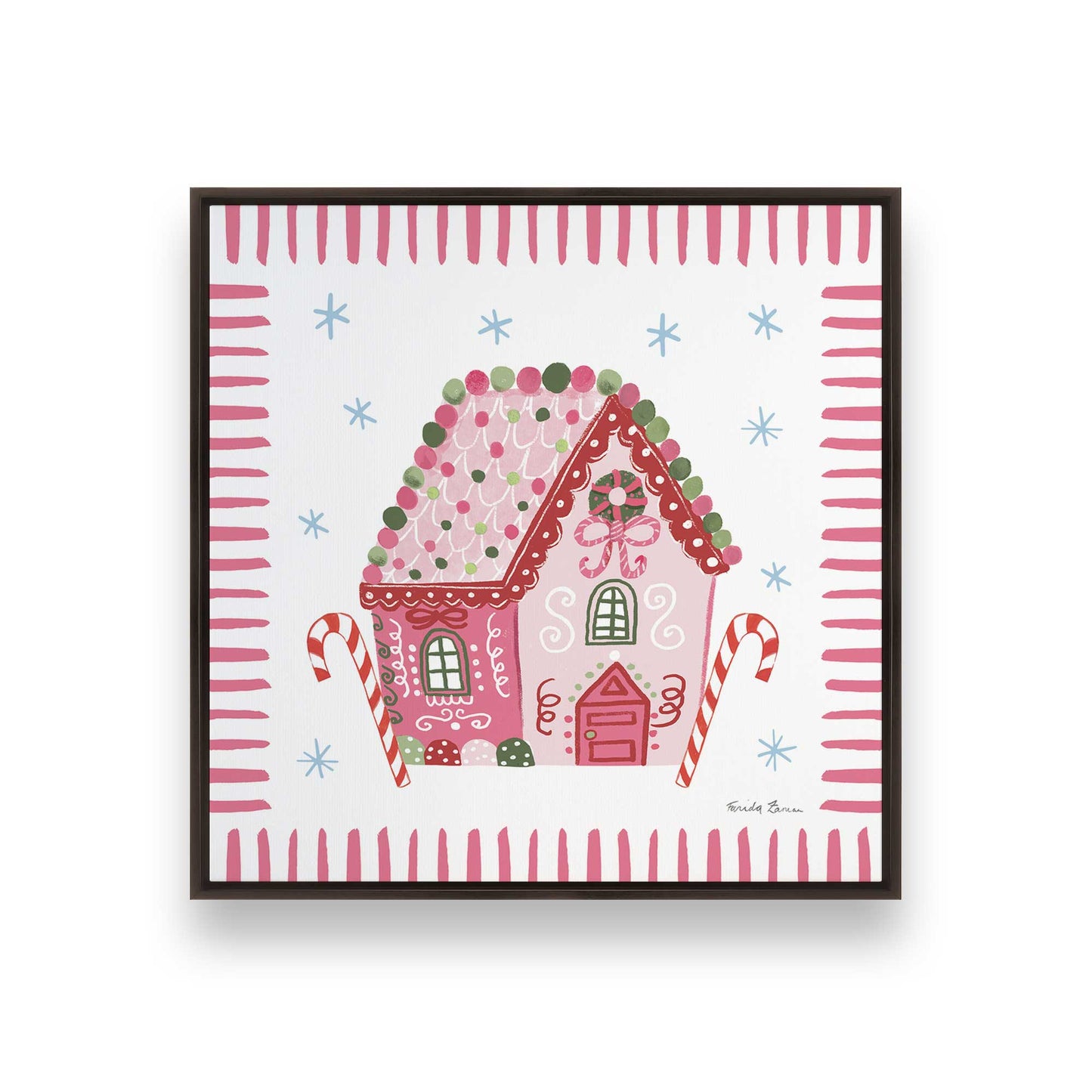 [Color:Espresso], Picture of art in an Espresso frame