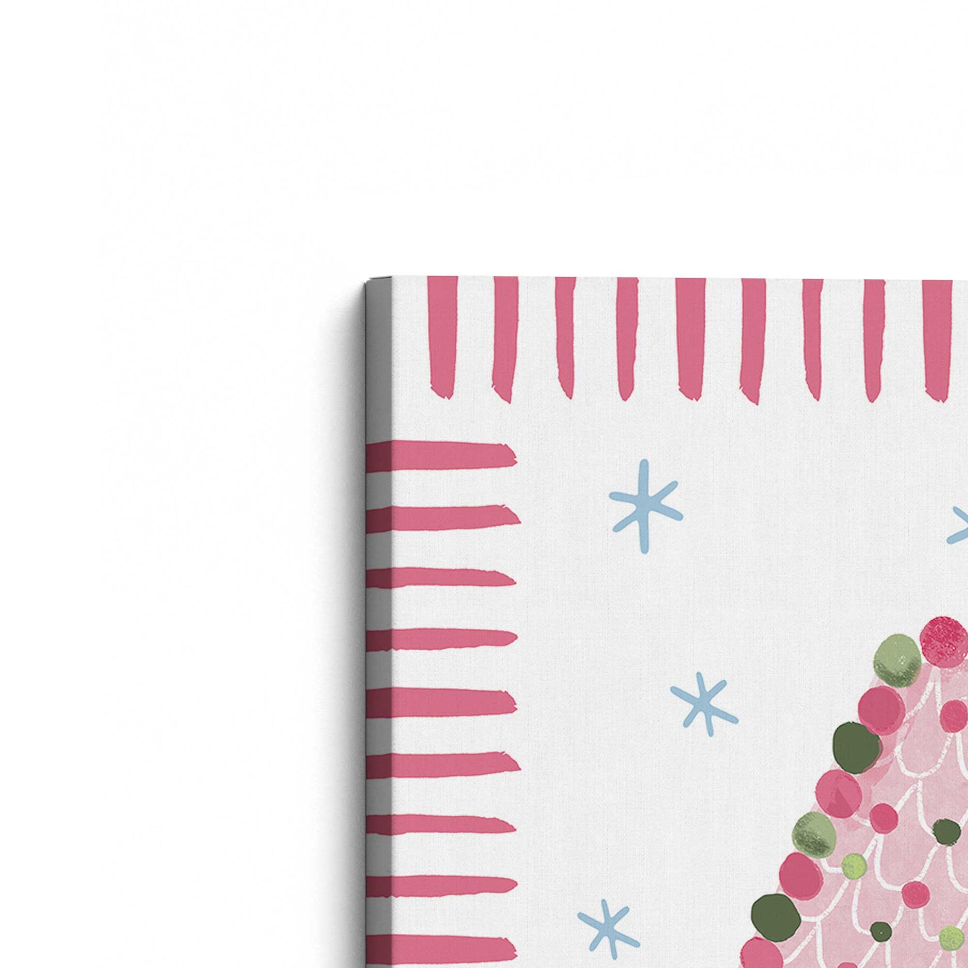 [Color:Stretched Canvas], Picture of the corner of the art