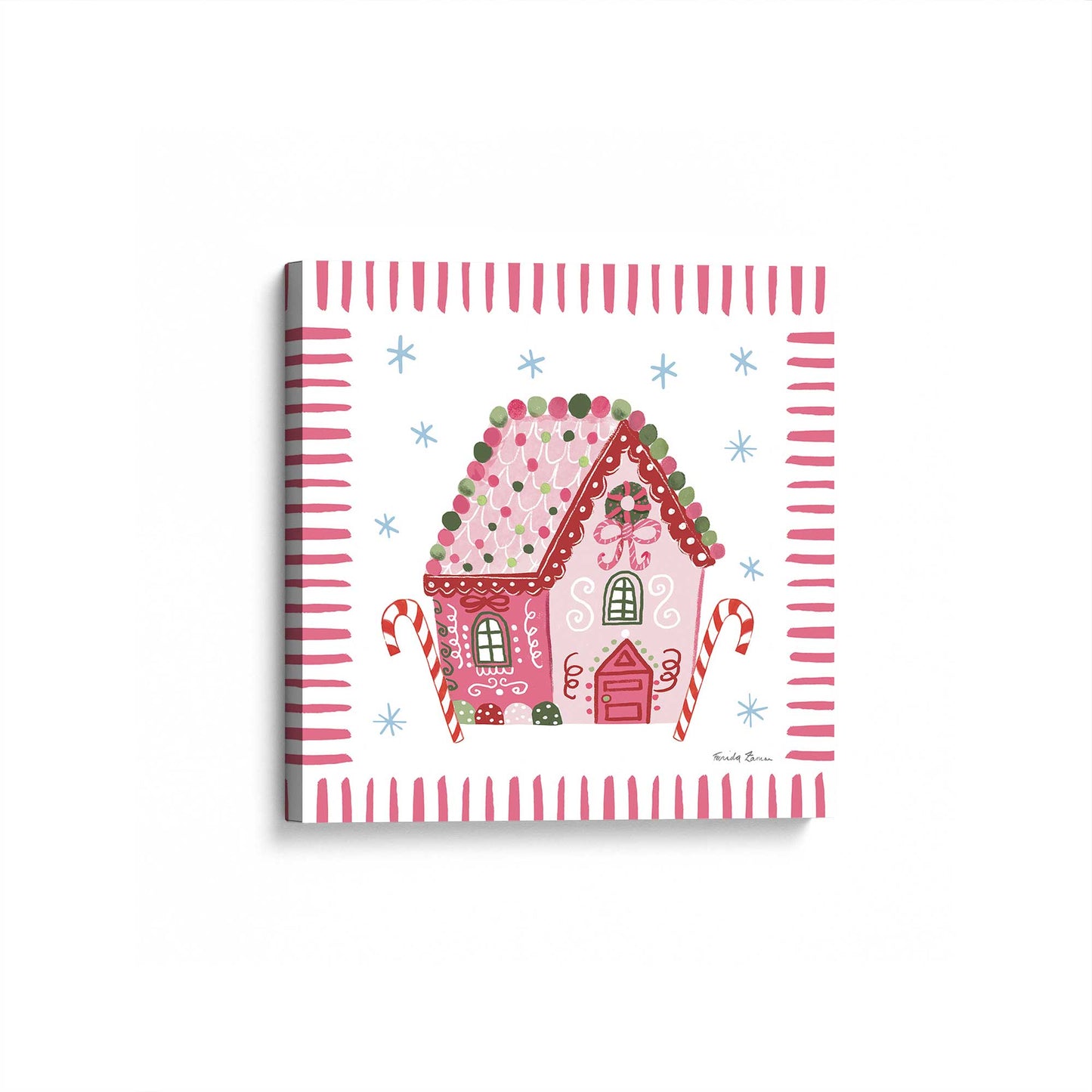 [Color:Stretched Canvas], Picture of art at an angle