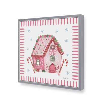 [Color:Polished Chrome], Picture of art in a Polished Chrome frame of the corner