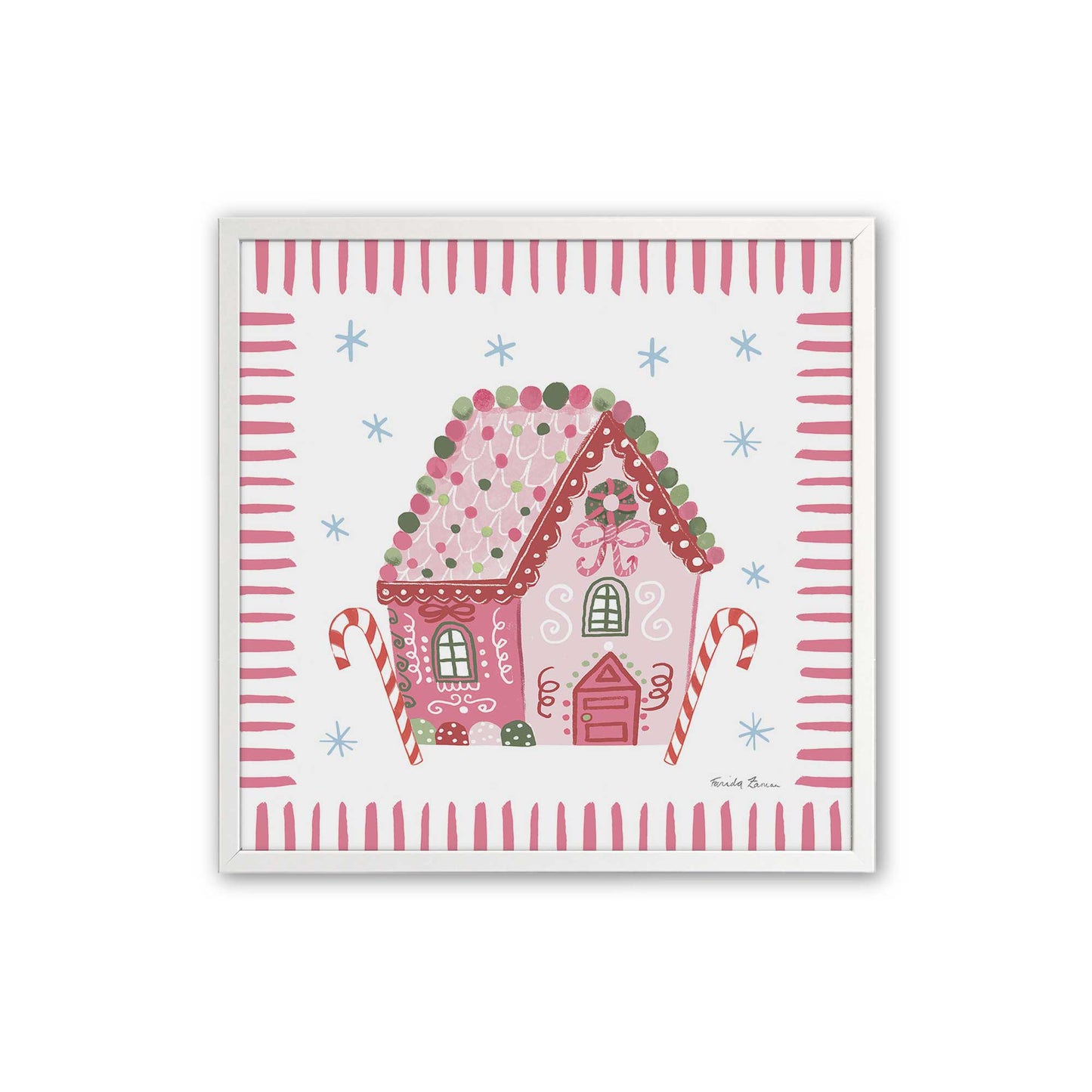 [Color:Opaque White], Picture of art in a Opaque White frame