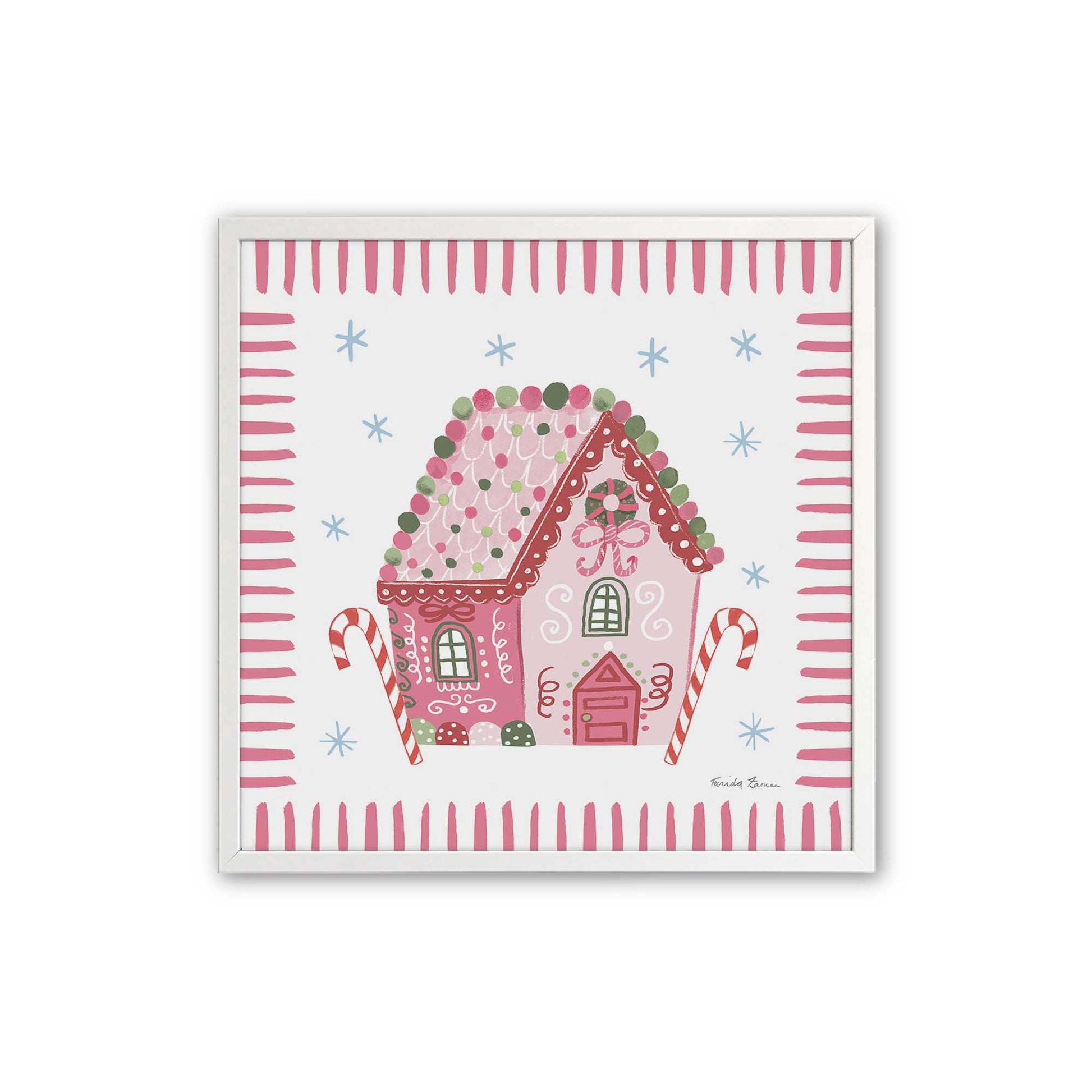 [Color:Opaque White], Picture of art in a Opaque White frame