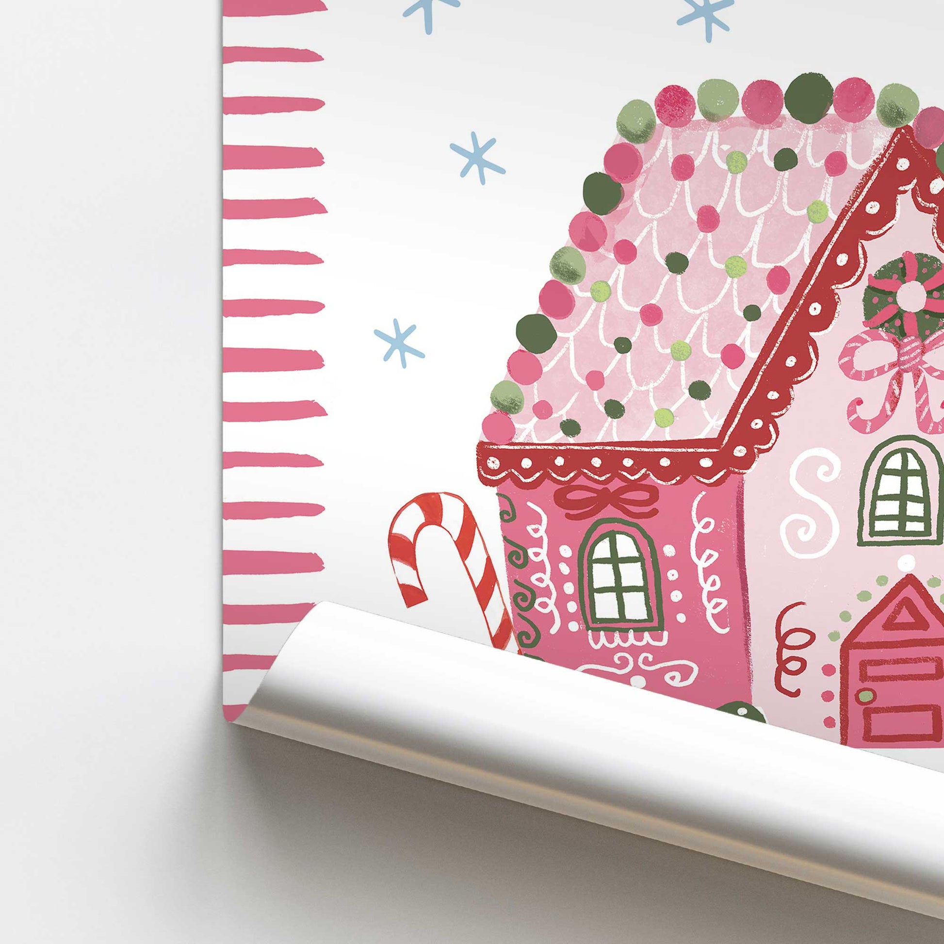 [Color:Rolled Print], Picture of close up of art