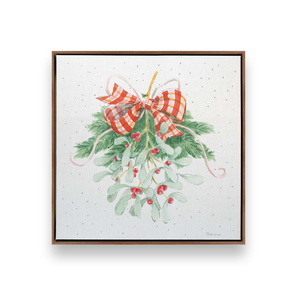 [Color:Walnut], Picture of art in a Walnut frame