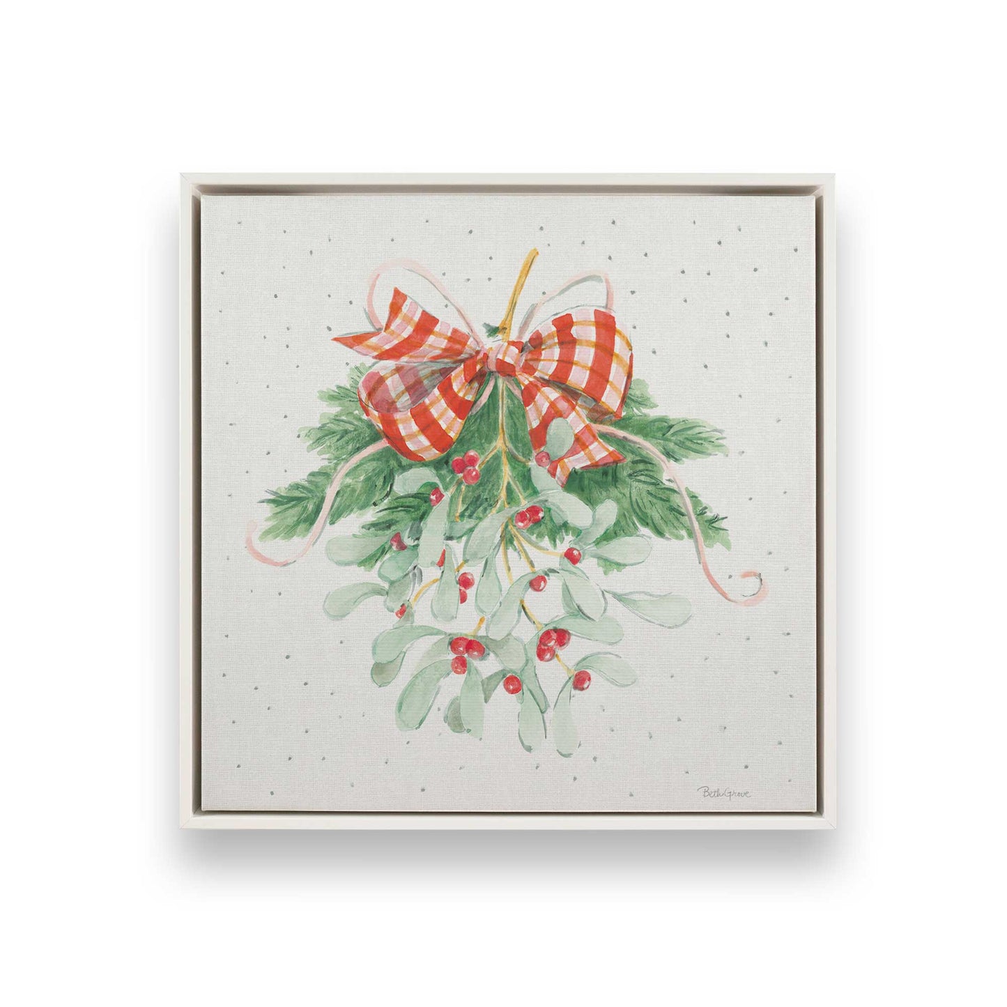 [Color:Opaque White], Picture of art in a White frame