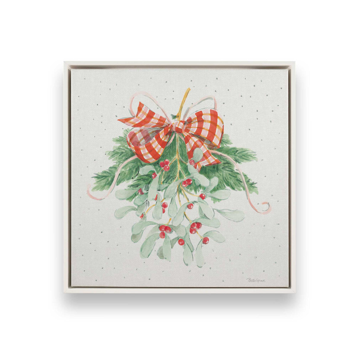 [Color:Opaque White], Picture of art in a White frame
