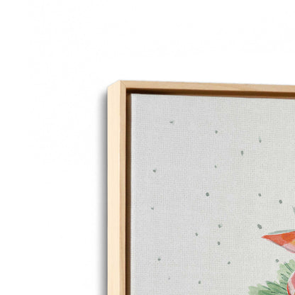 [Color:American Maple], Picture of art in a American Maple frame at an angle