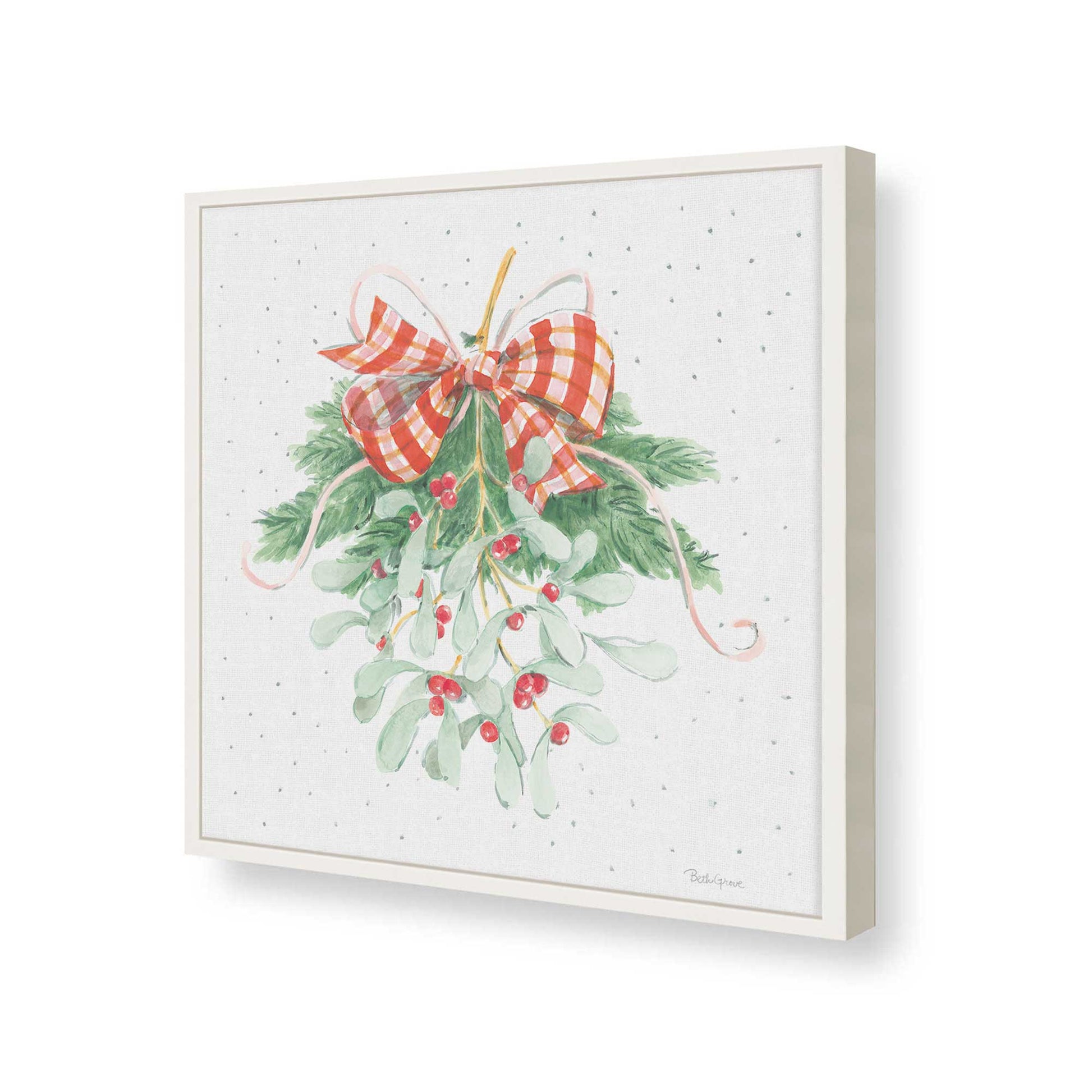 [Color:Opaque White], Picture of art in a Opaque White frame of the corner