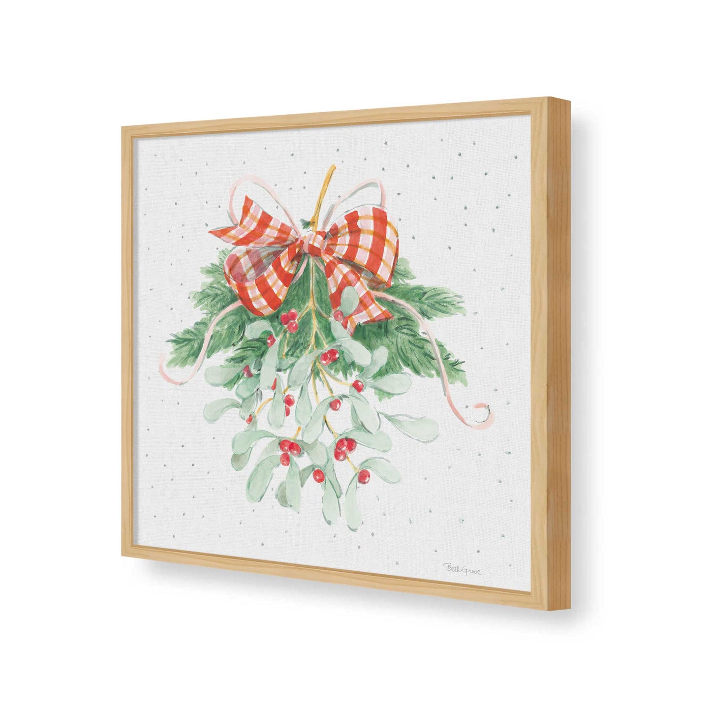 [Color:Espresso], Picture of art in a Espresso frame of the corner