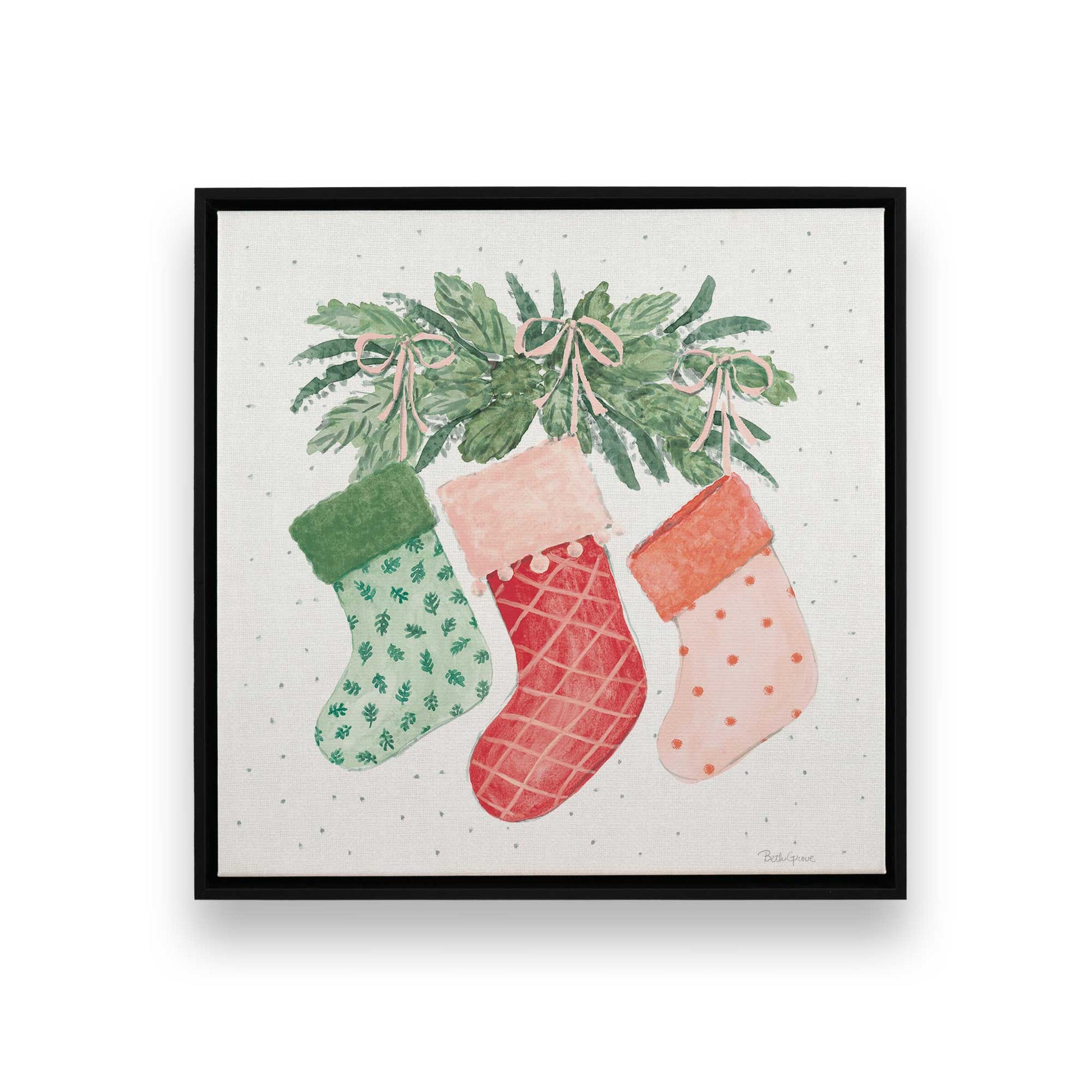 [Color:Satin Black], Picture of art in a Satin Black frame