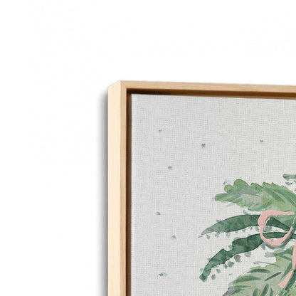 [Color:American Maple], Picture of art in a American Maple frame at an angle