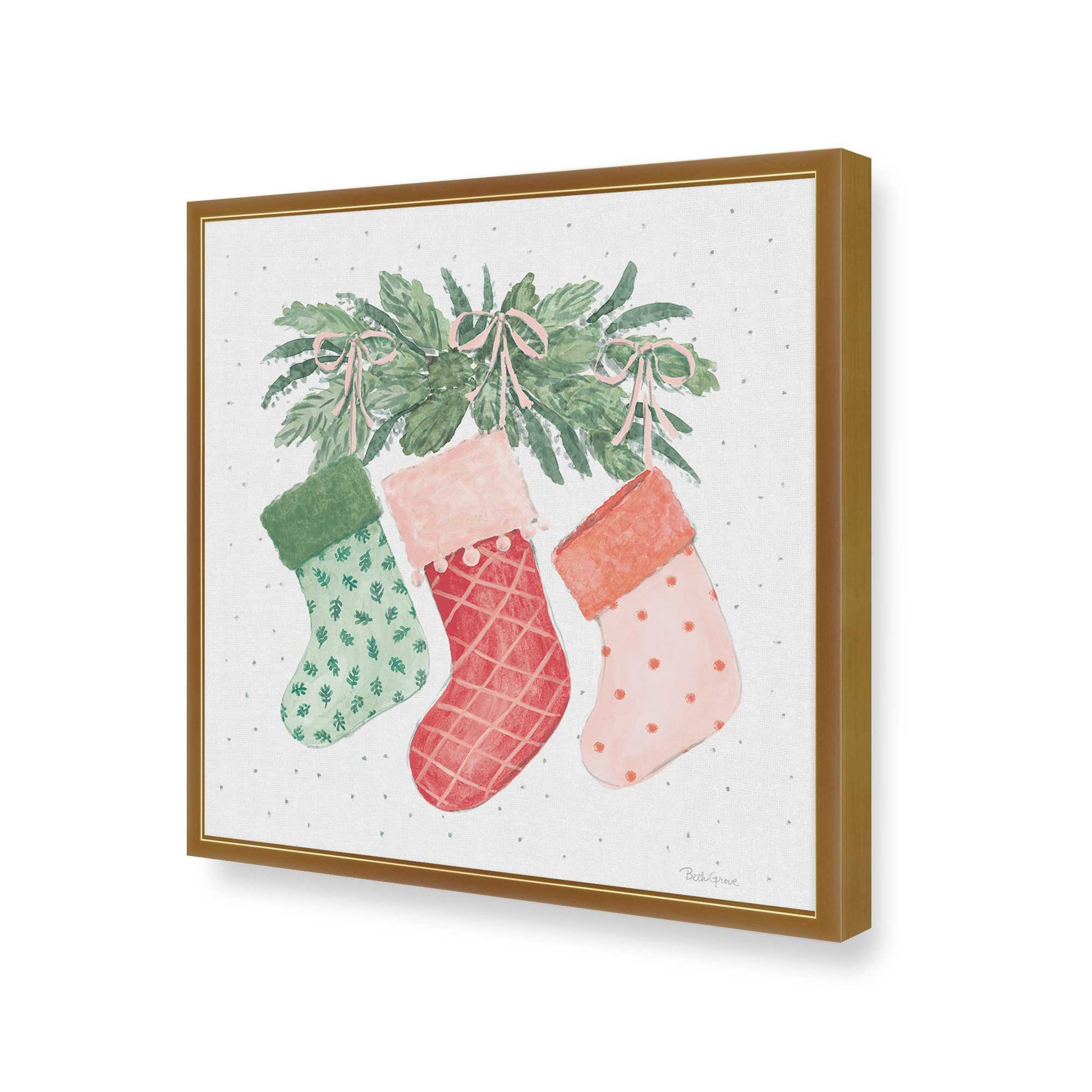 [Color:Polished Gold], Picture of art in a Polished Gold frame of the corner