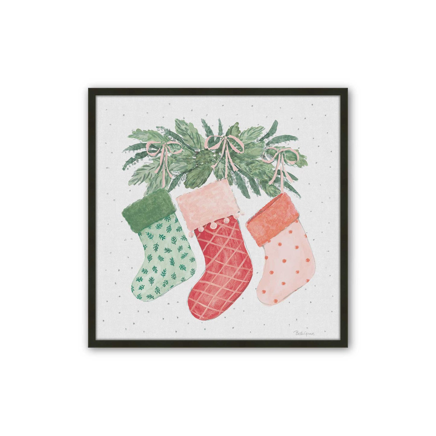 [Color:Satin Black], Picture of art in a Satin Black frame