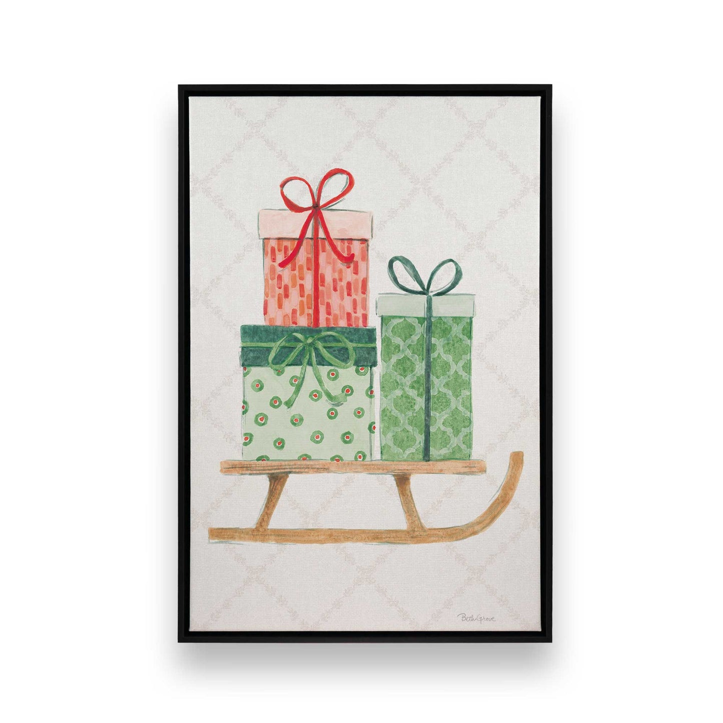 [Color:Satin Black], Picture of art in a Satin Black frame