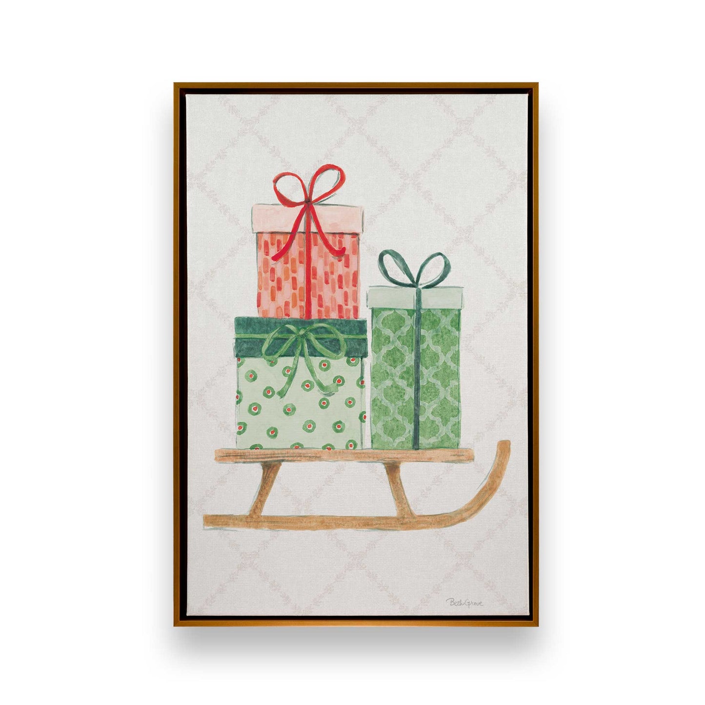 [Color:Polished Gold], Picture of art in a Polished Gold frame