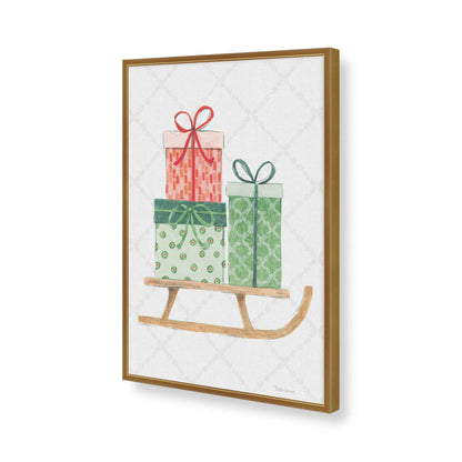 [Color:Polished Gold], Picture of art in a Polished Gold frame of the corner