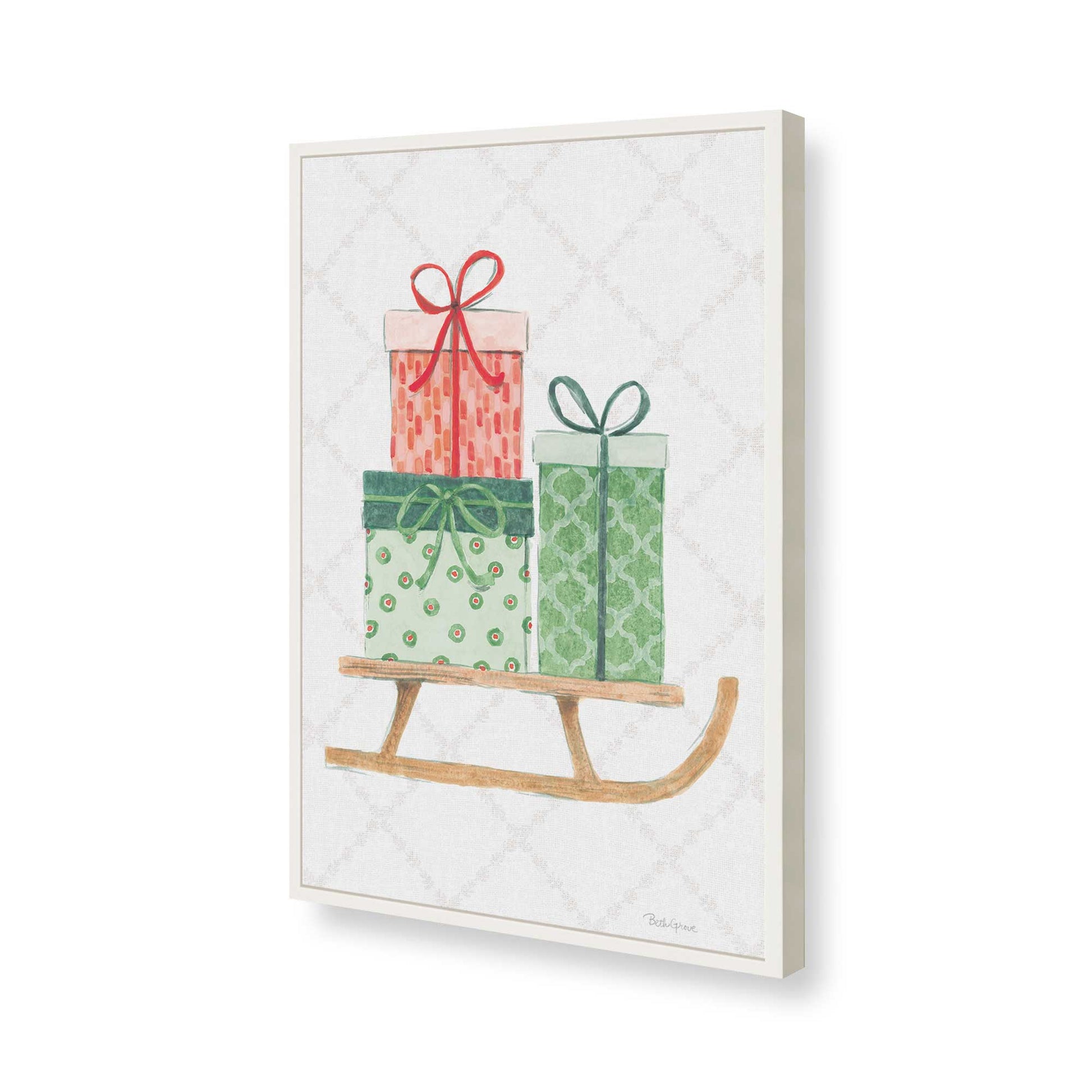 [Color:Opaque White], Picture of art in a Opaque White frame of the corner