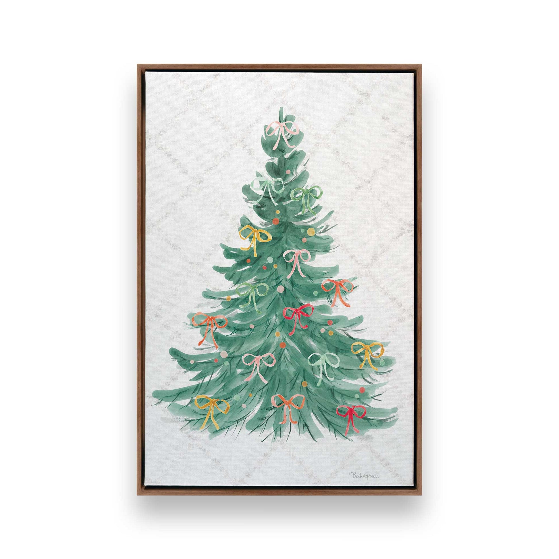 [Color:Walnut], Picture of art in a Walnut frame