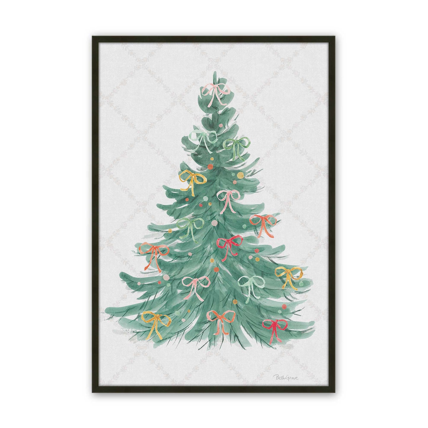 [Color:Satin Black], Picture of art in a Satin Black frame