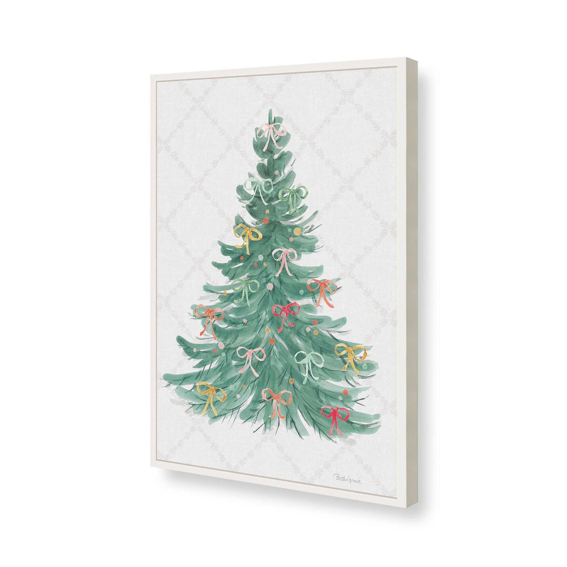 [Color:Opaque White], Picture of art in a Opaque White frame of the corner