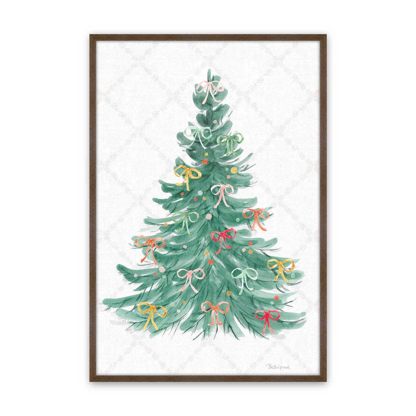 [Color:Walnut], Picture of art in a Walnut frame