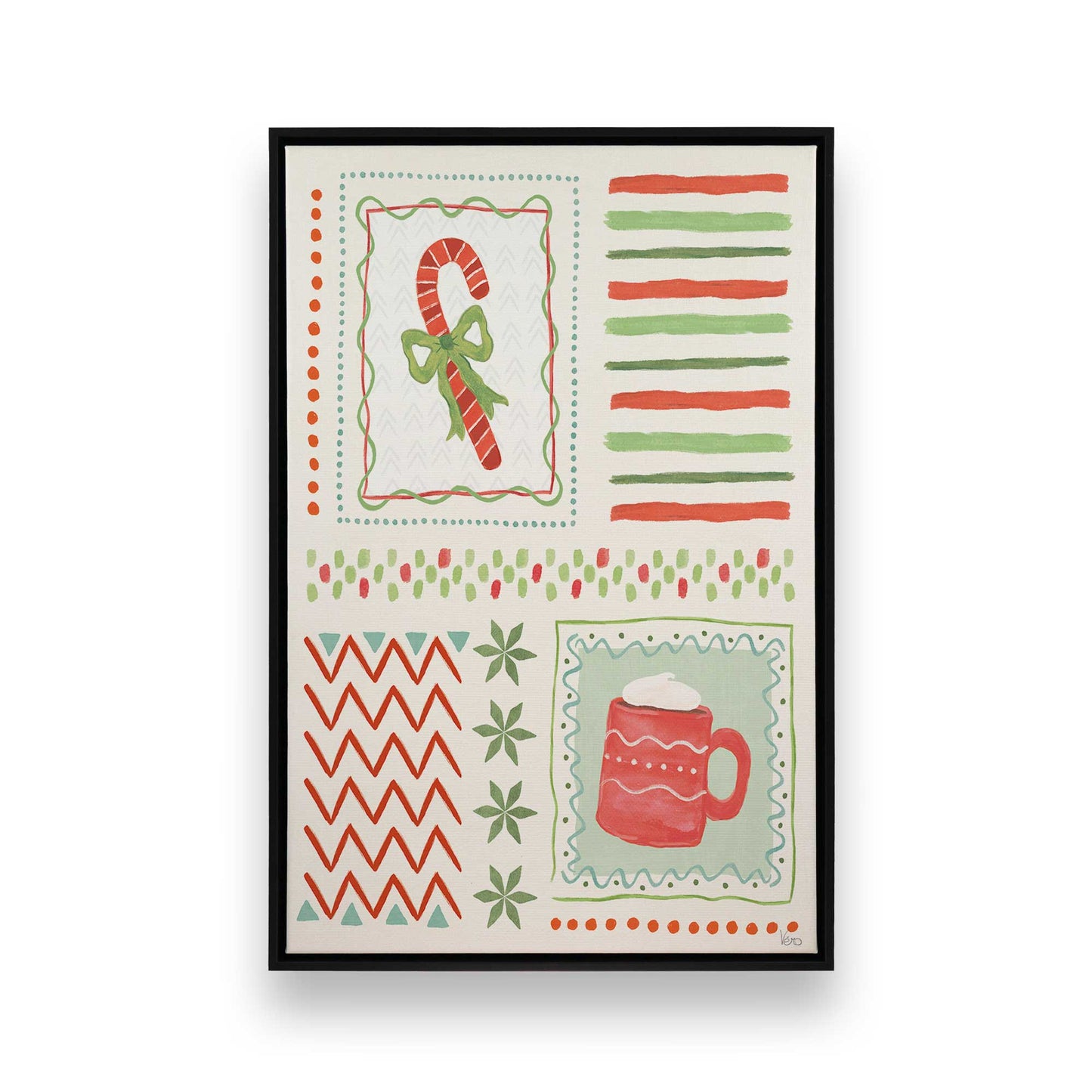 [Color:Satin Black], Picture of art in a Satin Black frame