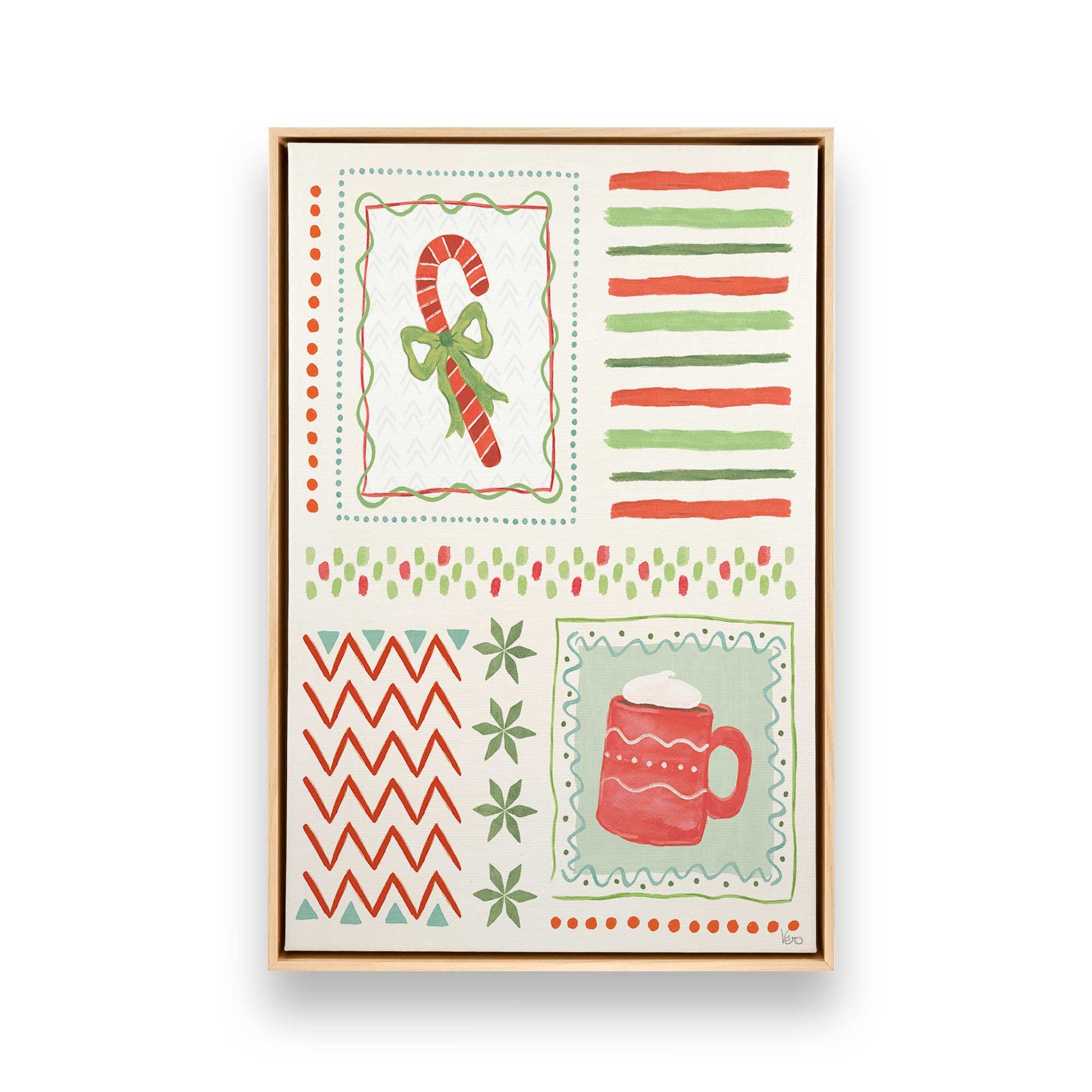 [Color:American Maple], Picture of art in a American Maple frame