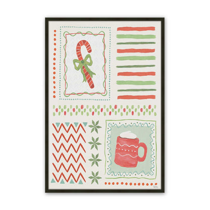 [Color:Satin Black], Picture of art in a Satin Black frame