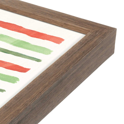 [Color:Walnut], Picture of art in a Walnut frame at an angle