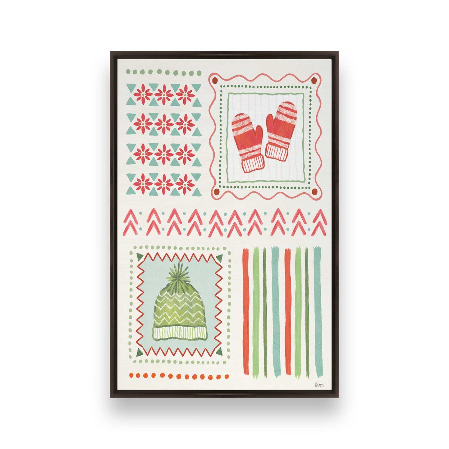 [Color:Espresso], Picture of art in a Espresso frame