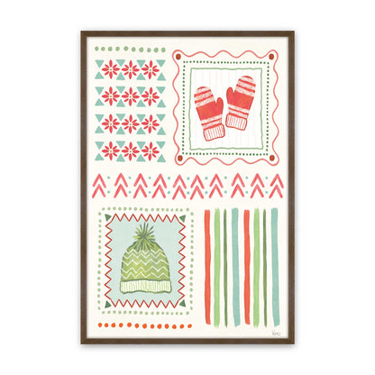 [Color:Walnut], Picture of art in a Walnut frame