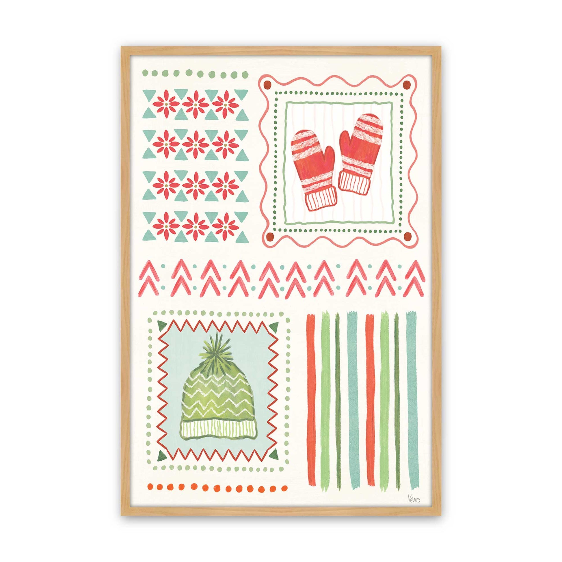 [Color:American Maple], Picture of art in a American Maple frame