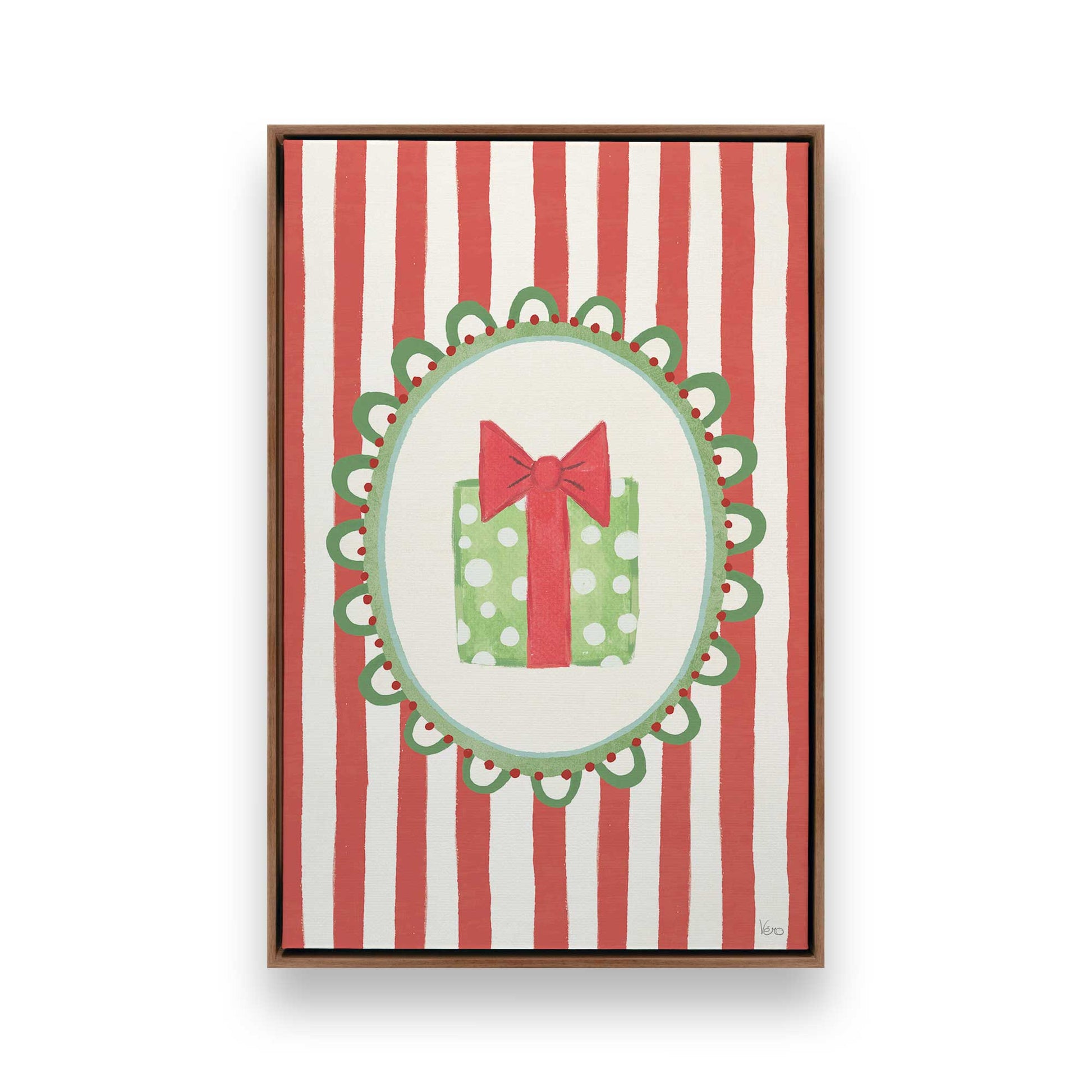 [Color:Walnut], Picture of art in a Walnut frame