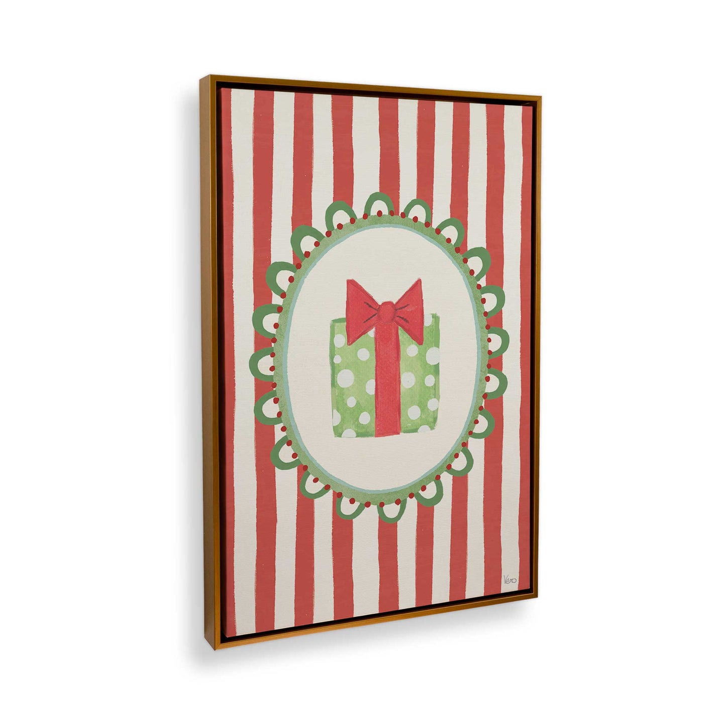 [Color:Polished Gold], Picture of the corner of the art