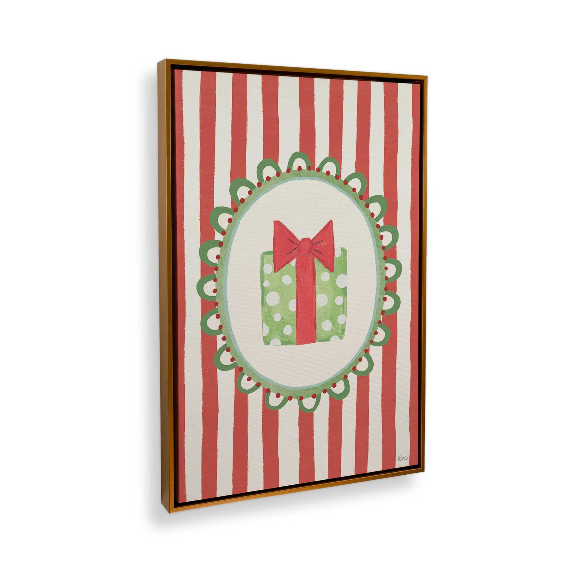 [Color:Polished Gold], Picture of the corner of the art