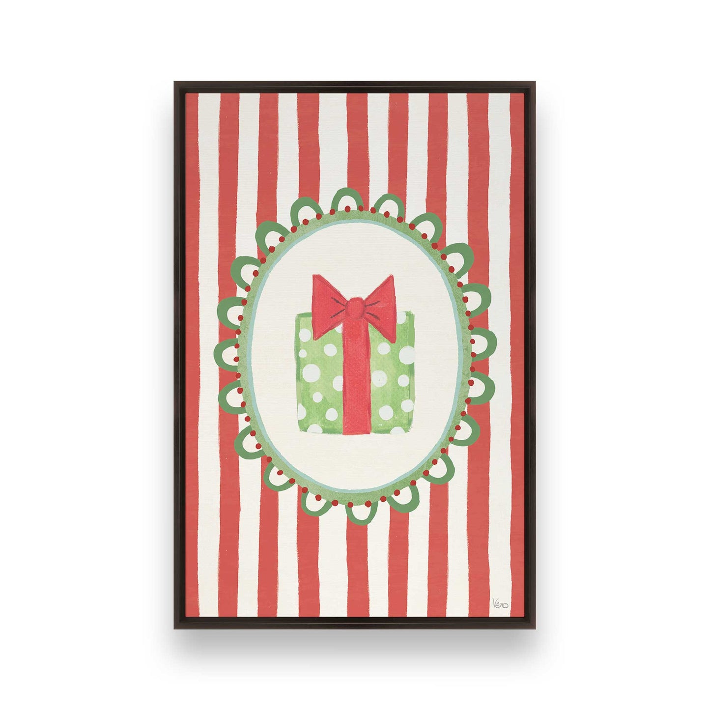 [Color:Espresso], Picture of art in a Espresso frame