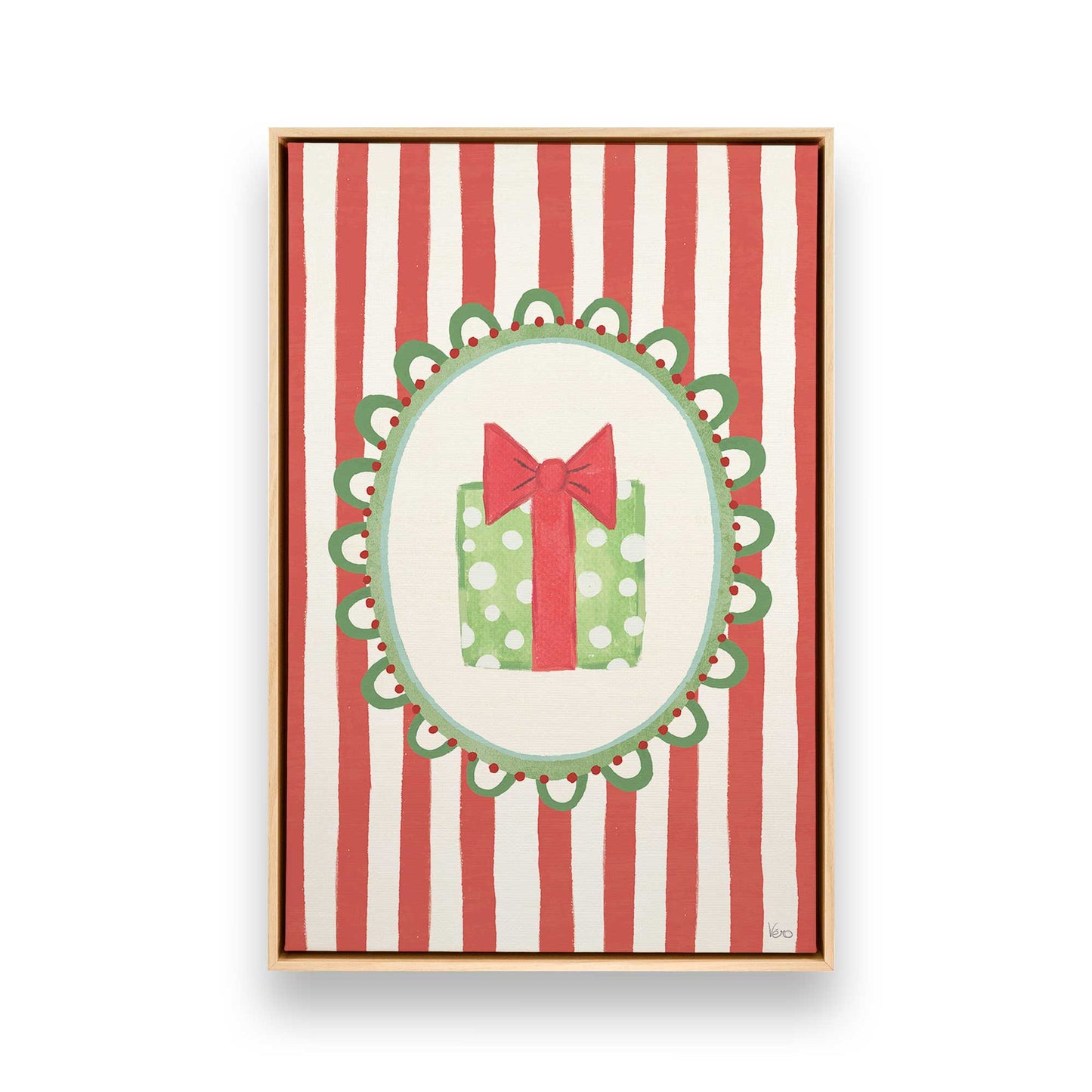 [Color:American Maple], Picture of art in a American Maple frame