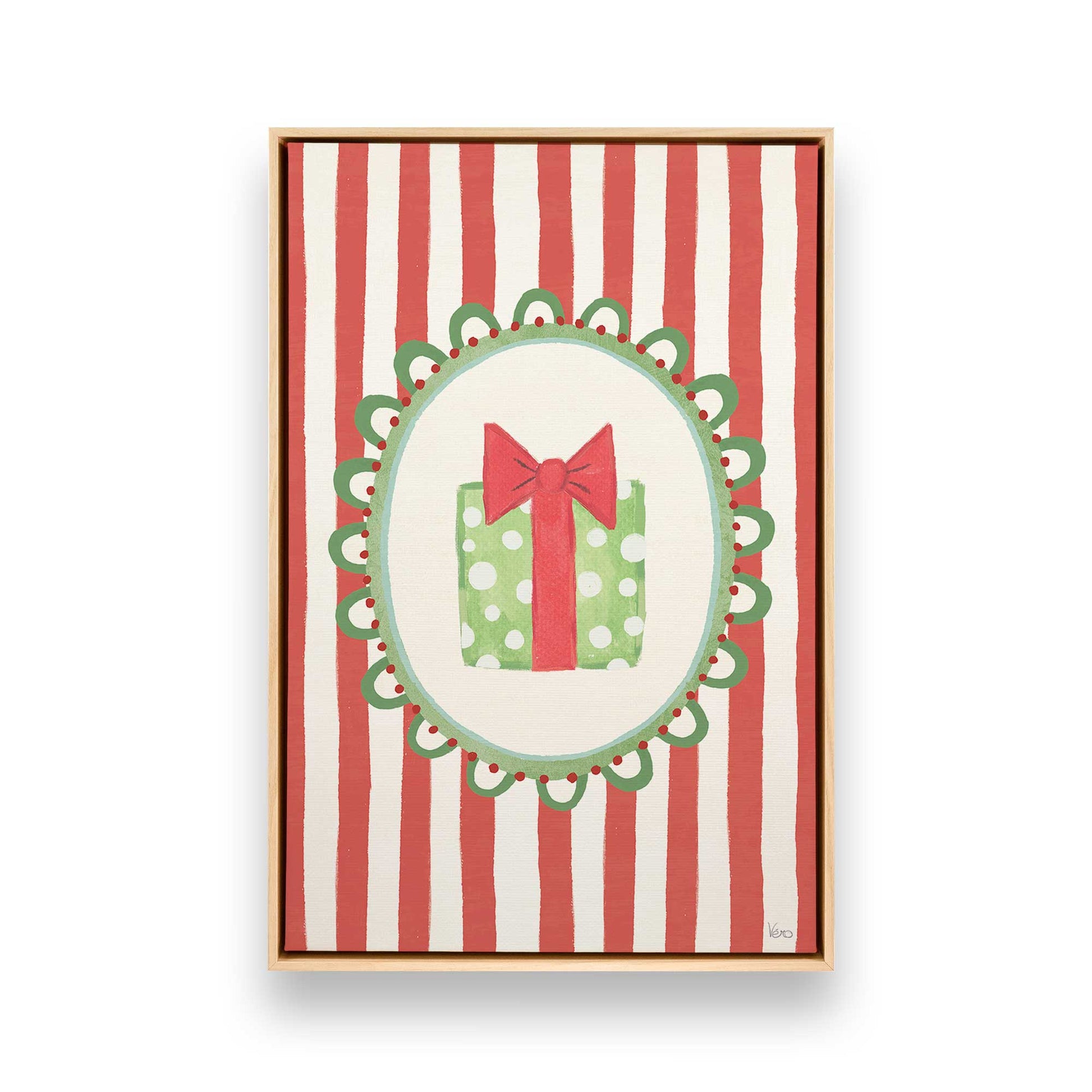 [Color:American Maple], Picture of art in a American Maple frame