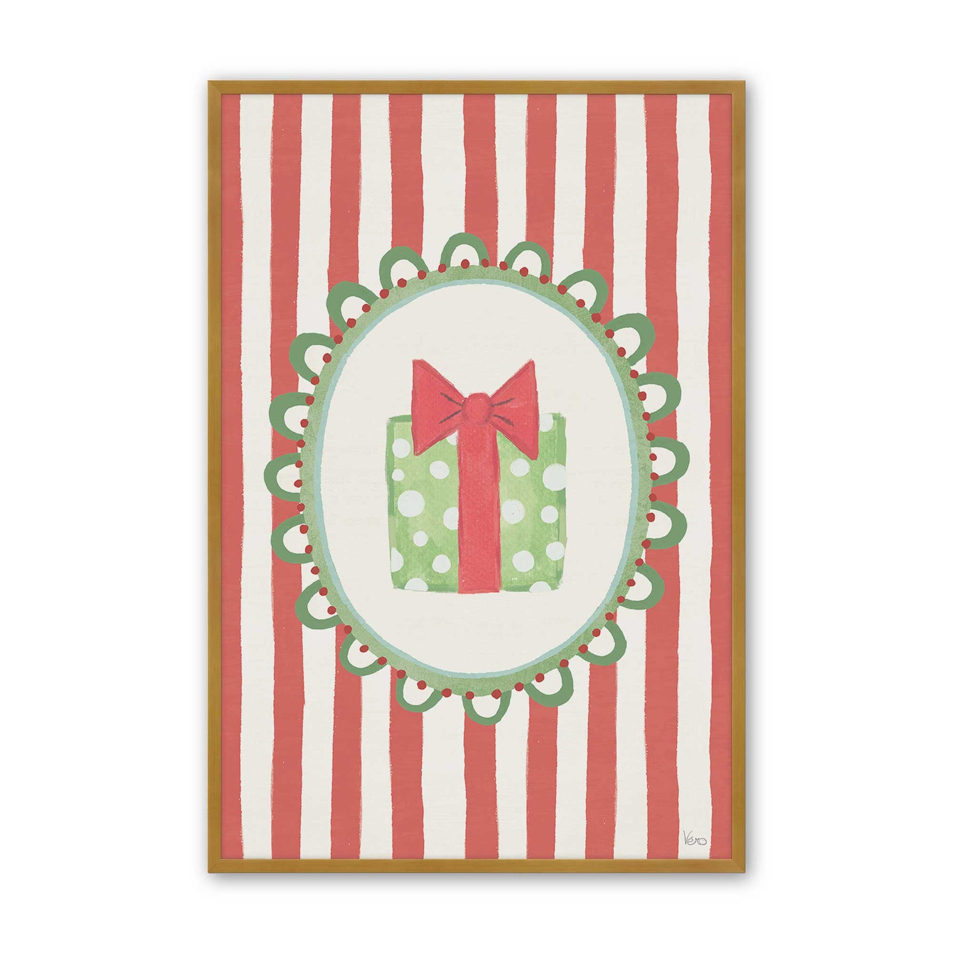 [Color:Polished Gold], Picture of art in a Polished Gold frame