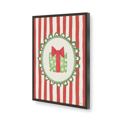 [Color:Satin Black], Picture of art in a Satin Black frame of the corner