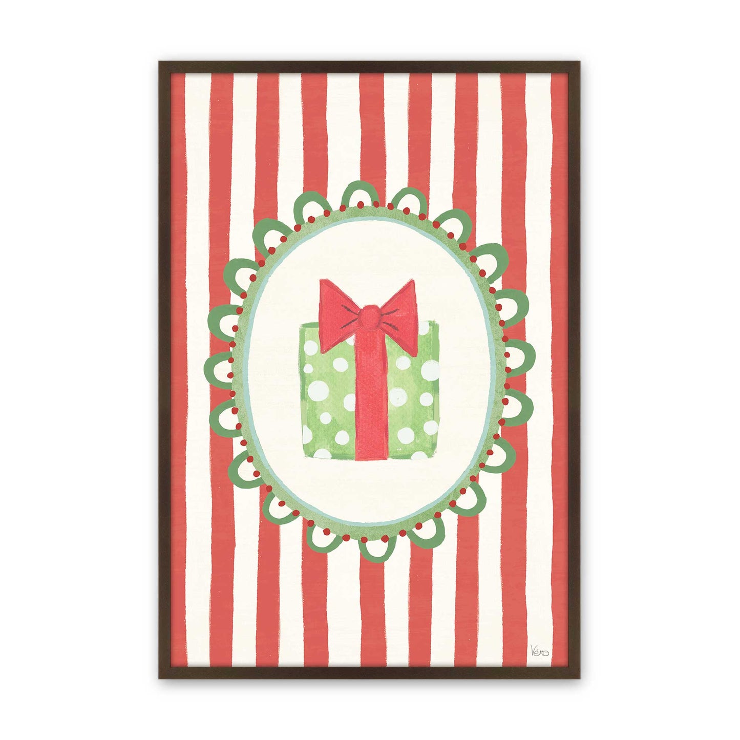 [Color:Belvinder Brown], Picture of art in a Belvinder Brown frame