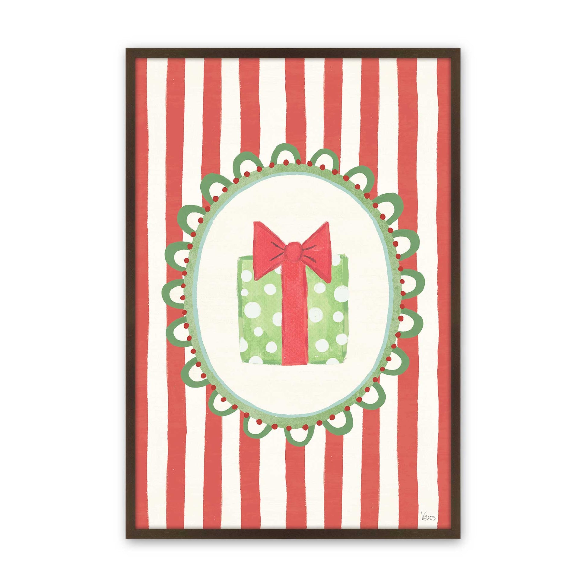 [Color:Belvinder Brown], Picture of art in a Belvinder Brown frame