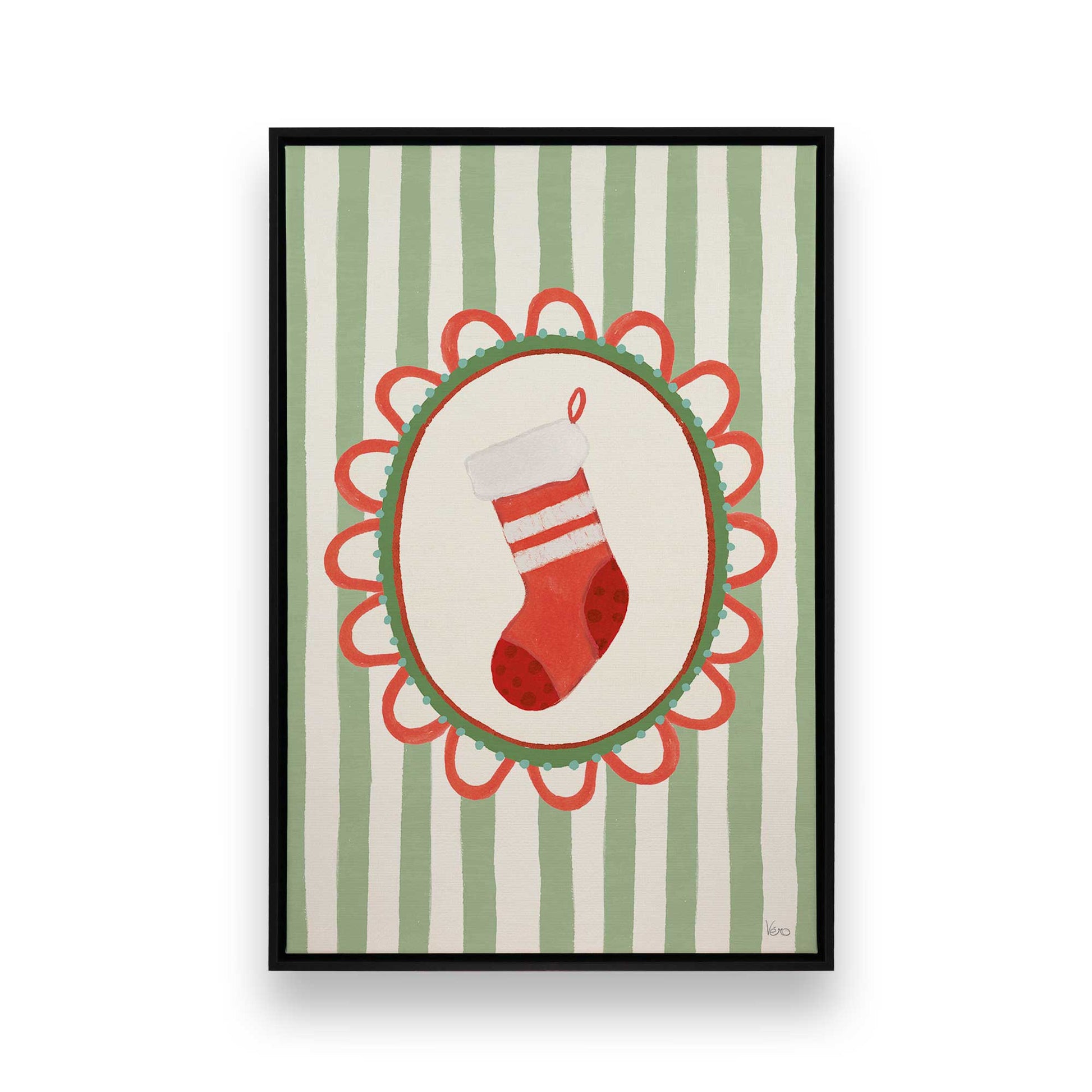 [Color:Satin Black], Picture of art in a Satin Black frame