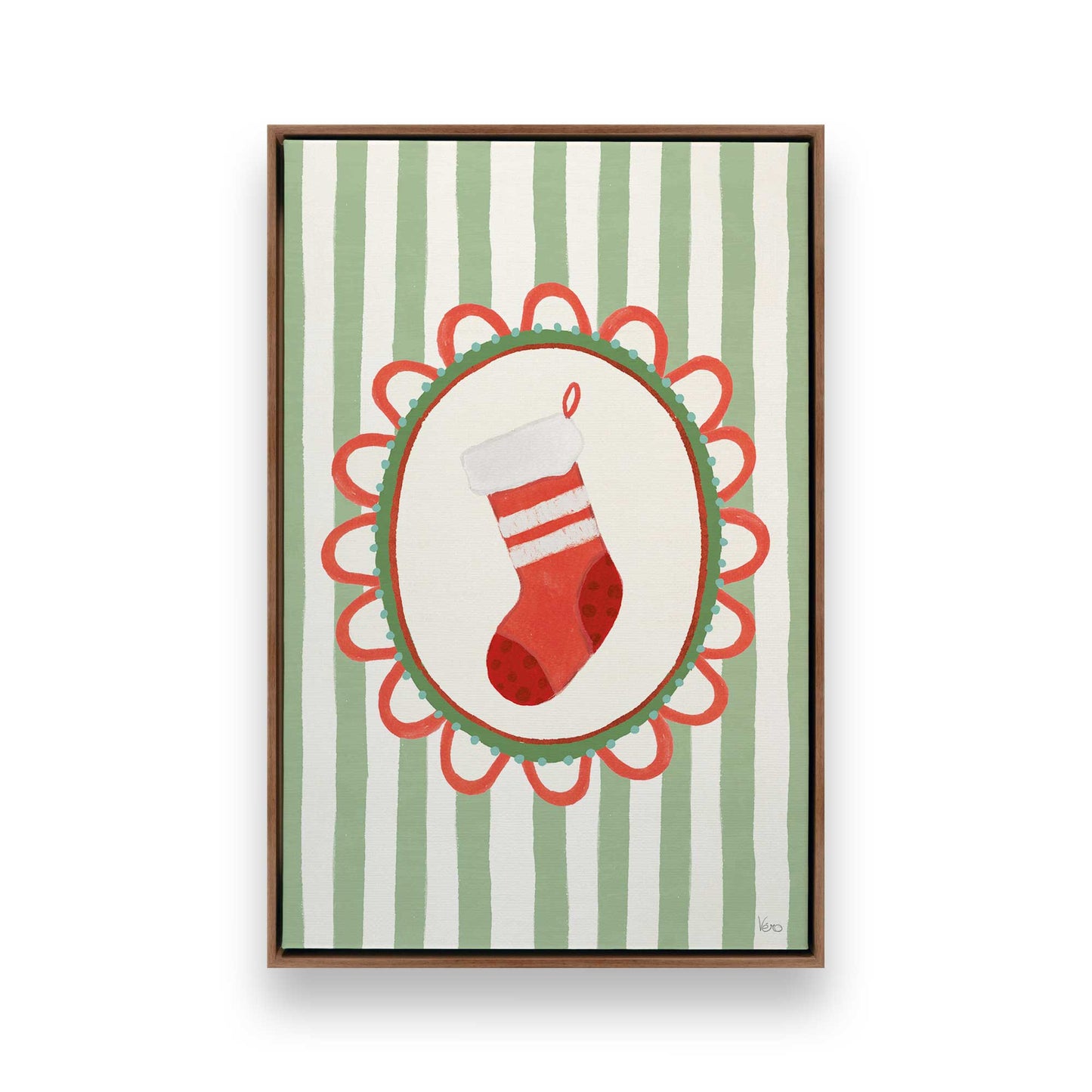 [Color:Walnut], Picture of art in a Walnut frame