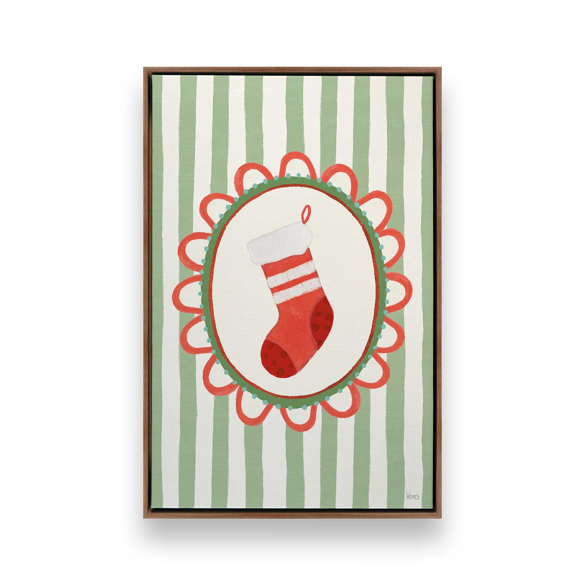 [Color:Walnut], Picture of art in a Walnut frame