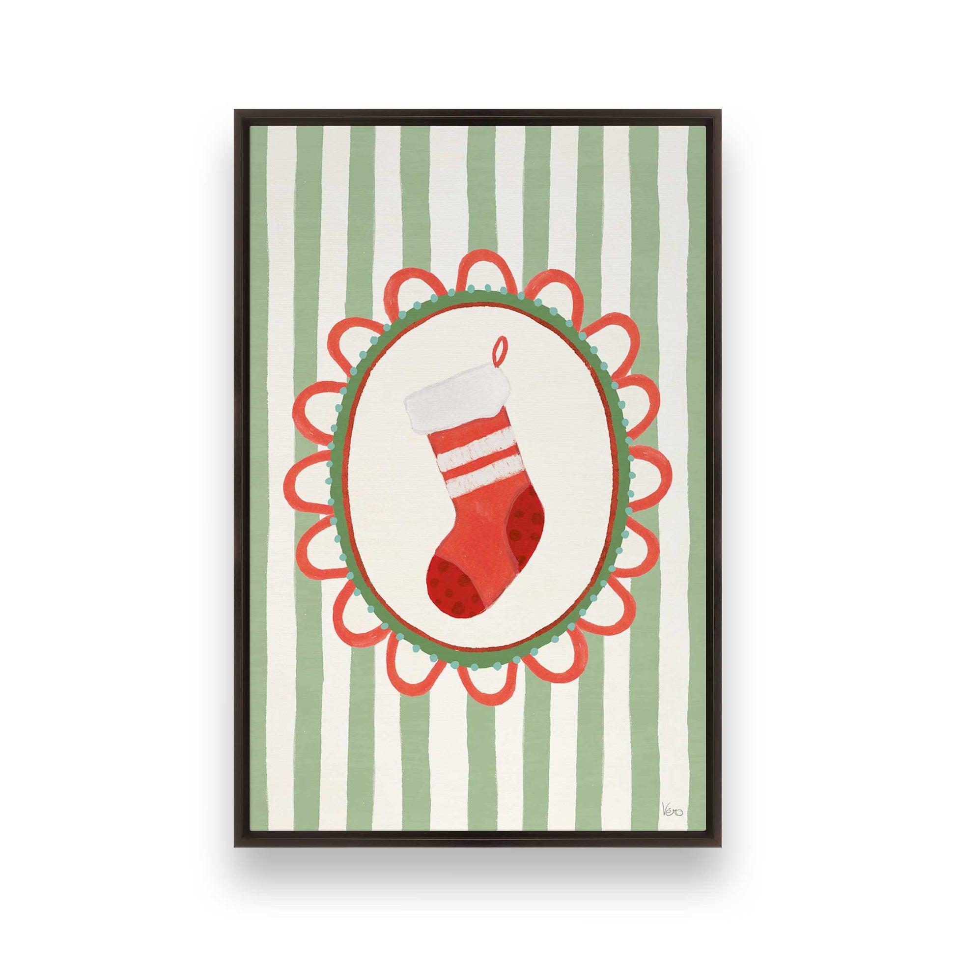 [Color:Espresso], Picture of art in a Espresso frame