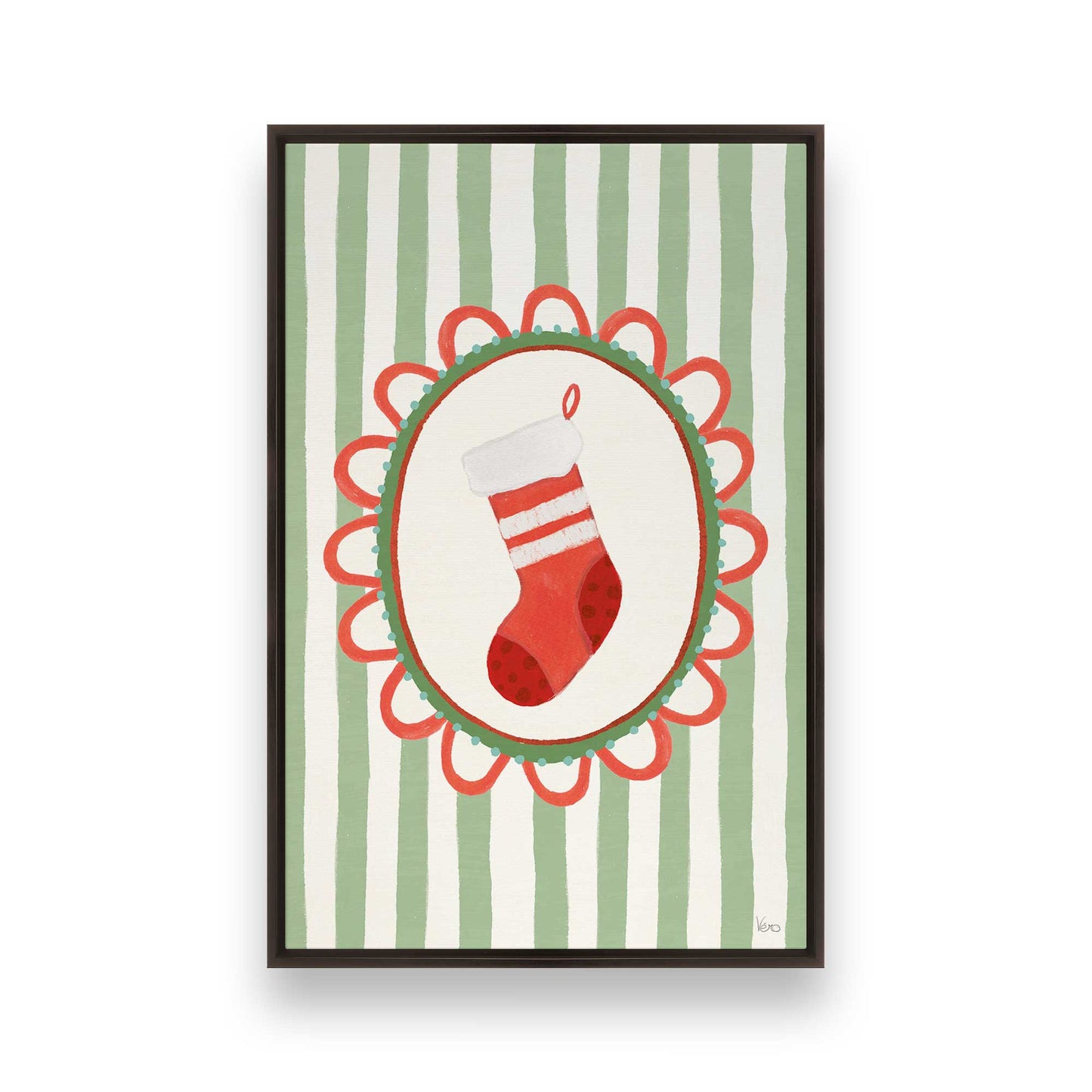 [Color:Espresso], Picture of art in an Espresso frame