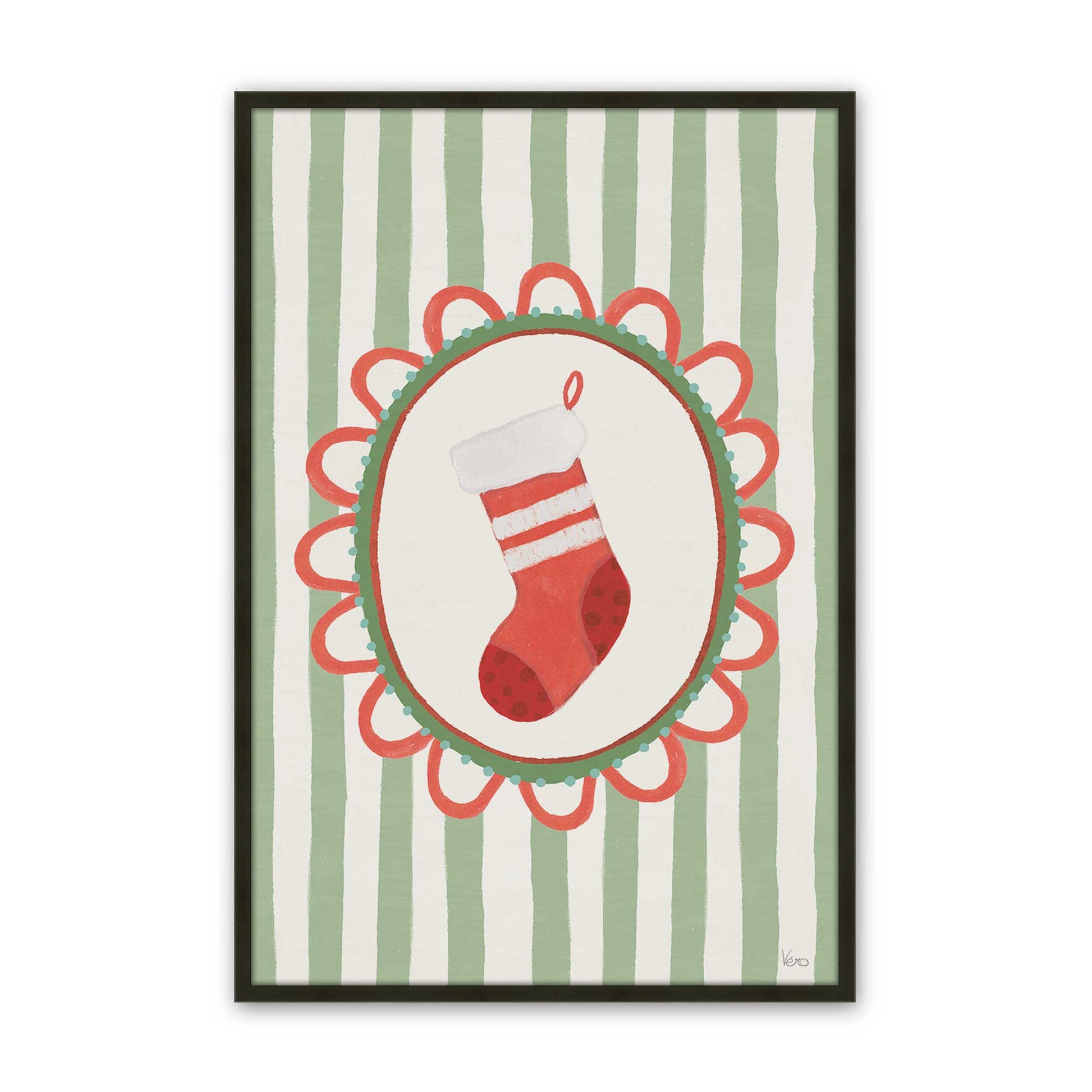 [Color:Satin Black], Picture of art in a Satin Black frame